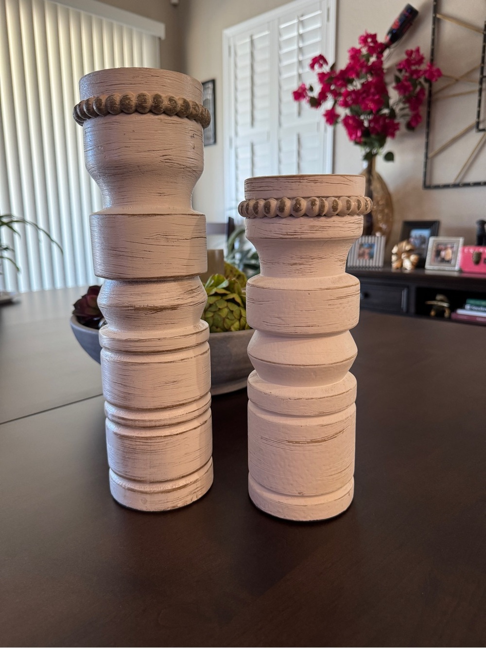 Kirklands Pillar Candle Holders